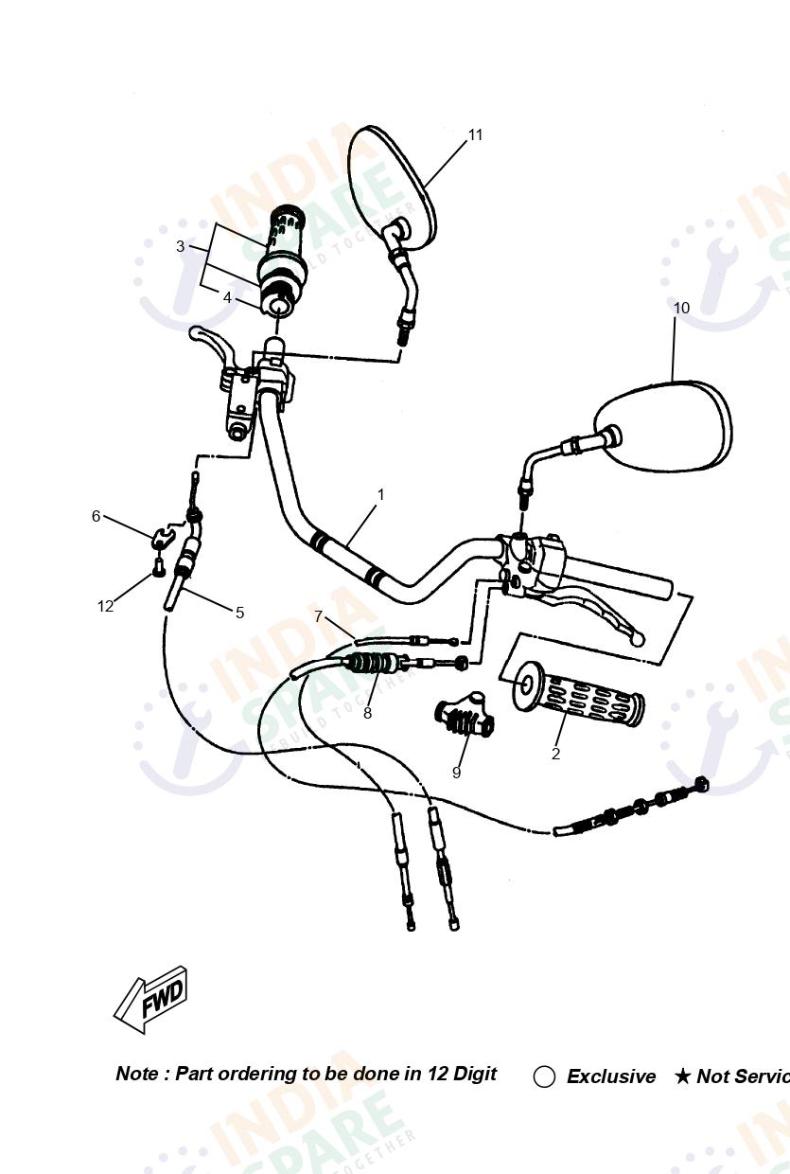 STEERING HANDLE CABLE
